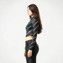 TAFFI LONG SLEEVE WOMEN BLACK