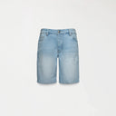 TARIK DENIM SHORT MEN BABY BLUE