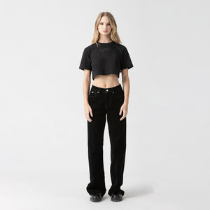 AMAL CROP TOP WOMEN BLACK
