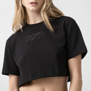 AMAL CROP TOP WOMEN BLACK