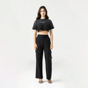 TESSIE CROP TOP WOMEN BLACK