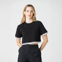 TIZOC CROP TOP WOMEN BLACK