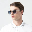 MSS2410-C15-54 MARC SUNGLASSES MEN TANSPARENT/SILVER TRANSPARENT GRADIENT BLUE