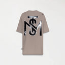 TUCKER T-SHIRT OVERSIZED MEN TAUPE GRAY
