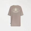 WARMBLOOD T-SHIRT OVERSIZED MEN TAUPE GRAY