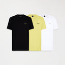XENTHAR PACK T-SHIRT MEN BLACK- WHITRE- GREEN