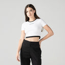 AITANA CROP TOP WOMEN WHITE - Monastery | Tienda Oficial Colombia