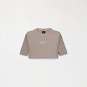 AMAL CROP TOP WOMEN TAUPE GRAY - Monastery | Tienda Oficial Colombia