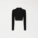 APRILE CROP TOP WOMEN BLACK - Monastery | Tienda Oficial Colombia