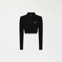 APRILE CROP TOP WOMEN BLACK - Monastery | Tienda Oficial Colombia