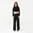 APRILE CROP TOP WOMEN BLACK - Monastery | Tienda Oficial Colombia