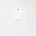 APRILE CROP TOP WOMEN WHITE - Monastery | Tienda Oficial Colombia