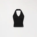 BARAQ KNITTED TOP WOMEN BLACK - Monastery | Tienda Oficial Colombia