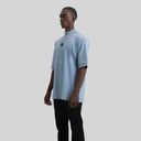 BARCHETTA T-SHIRT OVERSIZE FADED DENIM - Monastery | Tienda Oficial Colombia