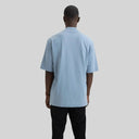 BARCHETTA T-SHIRT OVERSIZE FADED DENIM - Monastery | Tienda Oficial Colombia