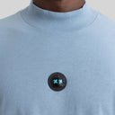 BARCHETTA T-SHIRT OVERSIZE FADED DENIM - Monastery | Tienda Oficial Colombia