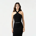 BLAIR KNITTED TOP WOMEN BLACK - Monastery | Tienda Oficial Colombia