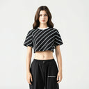 BRITANIA CROP TOP WOMEN BLACK - Monastery | Tienda Oficial Colombia