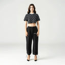 BRITANIA CROP TOP WOMEN BLACK - Monastery | Tienda Oficial Colombia