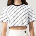 BRITANIA CROP TOP WOMEN WHITE - Monastery | Tienda Oficial Colombia