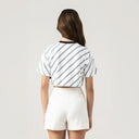 BRITANIA CROP TOP WOMEN WHITE - Monastery | Tienda Oficial Colombia