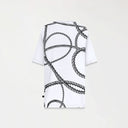 CHAINS T - SHIRT OVERSIZED MEN WHITE - Monastery | Tienda Oficial Colombia