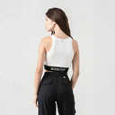 CLAIRE KNITTED TOP WOMEN WHITE - Monastery | Tienda Oficial Colombia