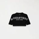 DUSTY CROP TOP WOMEN BLACK - Monastery | Tienda Oficial Colombia