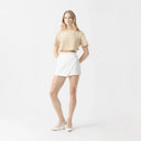 DUSTY CROP TOP WOMEN IRISH CREAM - Monastery | Tienda Oficial Colombia