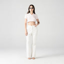ELENTH CROP TOP WOMEN PALE LILAC - Monastery | Tienda Oficial Colombia