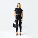 ESMME CROP TOP WOMEN BLACK - Monastery | Tienda Oficial Colombia