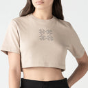 FIDDA CROP TOP WOMEN SIMPLY TAUPE - Monastery | Tienda Oficial Colombia