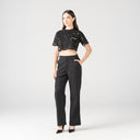 GENGIS CROP TOP WOMEN BLACK - Monastery | Tienda Oficial Colombia