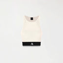 GISELE KNITTED TOP WOMEN WHITECAP GRAY - Monastery | Tienda Oficial Colombia