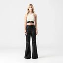 GISELE KNITTED TOP WOMEN WHITECAP GRAY - Monastery | Tienda Oficial Colombia