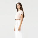 GODIVA CROP TOP WOMEN CAMEO ROSE - Monastery | Tienda Oficial Colombia