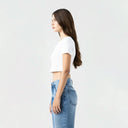 GODIVA CROP TOP WOMEN WHITE - Monastery | Tienda Oficial Colombia