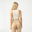 HYWEL KNITTED TOP WOMEN WHITECAP GRAY - Monastery | Tienda Oficial Colombia
