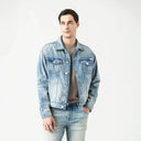 IZAN JACKET MEN BLUE DENIM - Monastery | Tienda Oficial Colombia
