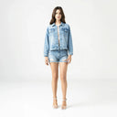 JARABELLA JACKET WOMEN BLUE DENIM - Monastery | Tienda Oficial Colombia