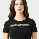 KAIA CROP TOP WOMEN BLACK - Monastery | Tienda Oficial Colombia