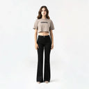 LEIRE CROP TOP WOMEN TAUPE GRAY - Monastery | Tienda Oficial Colombia