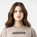 LEIRE CROP TOP WOMEN TAUPE GRAY - Monastery | Tienda Oficial Colombia