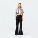 LENA CROP TOP WOMEN SILVER - Monastery | Tienda Oficial Colombia