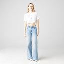 LIAO CROP TOP WOMEN WHITE - Monastery | Tienda Oficial Colombia