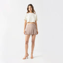 MED CROP TOP WOMEN WHITE ASPARAGUS - Monastery | Tienda Oficial Colombia