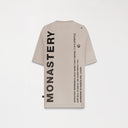 NAPBRAND T-SHIRT OVERSIZED MEN BEIGE - Monastery | Tienda Oficial Colombia