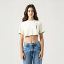 NEKANE CROP TOP WOMEN WHITE ASPARAGUS - Monastery | Tienda Oficial Colombia