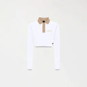 NEWBURY CROP TOP WOMEN WHITE - Monastery | Tienda Oficial Colombia