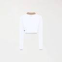 NEWBURY CROP TOP WOMEN WHITE - Monastery | Tienda Oficial Colombia